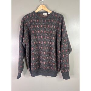 Vintage Giorgio di Firenze wool blend sweater large darkacademia grandpacore